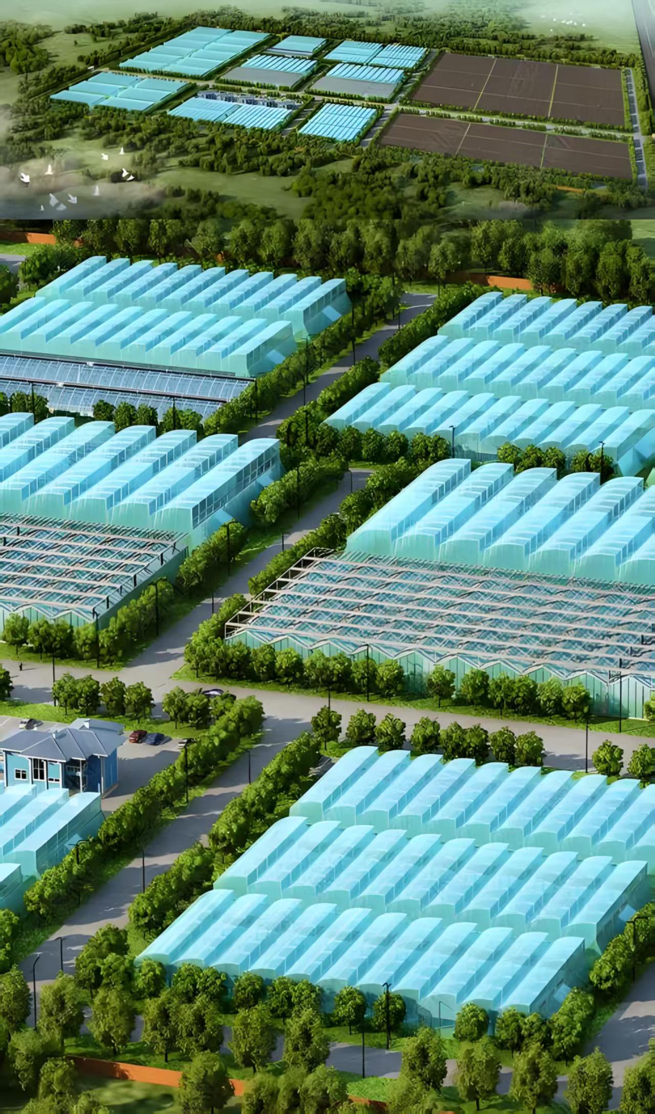 农业园区3D整体规划图