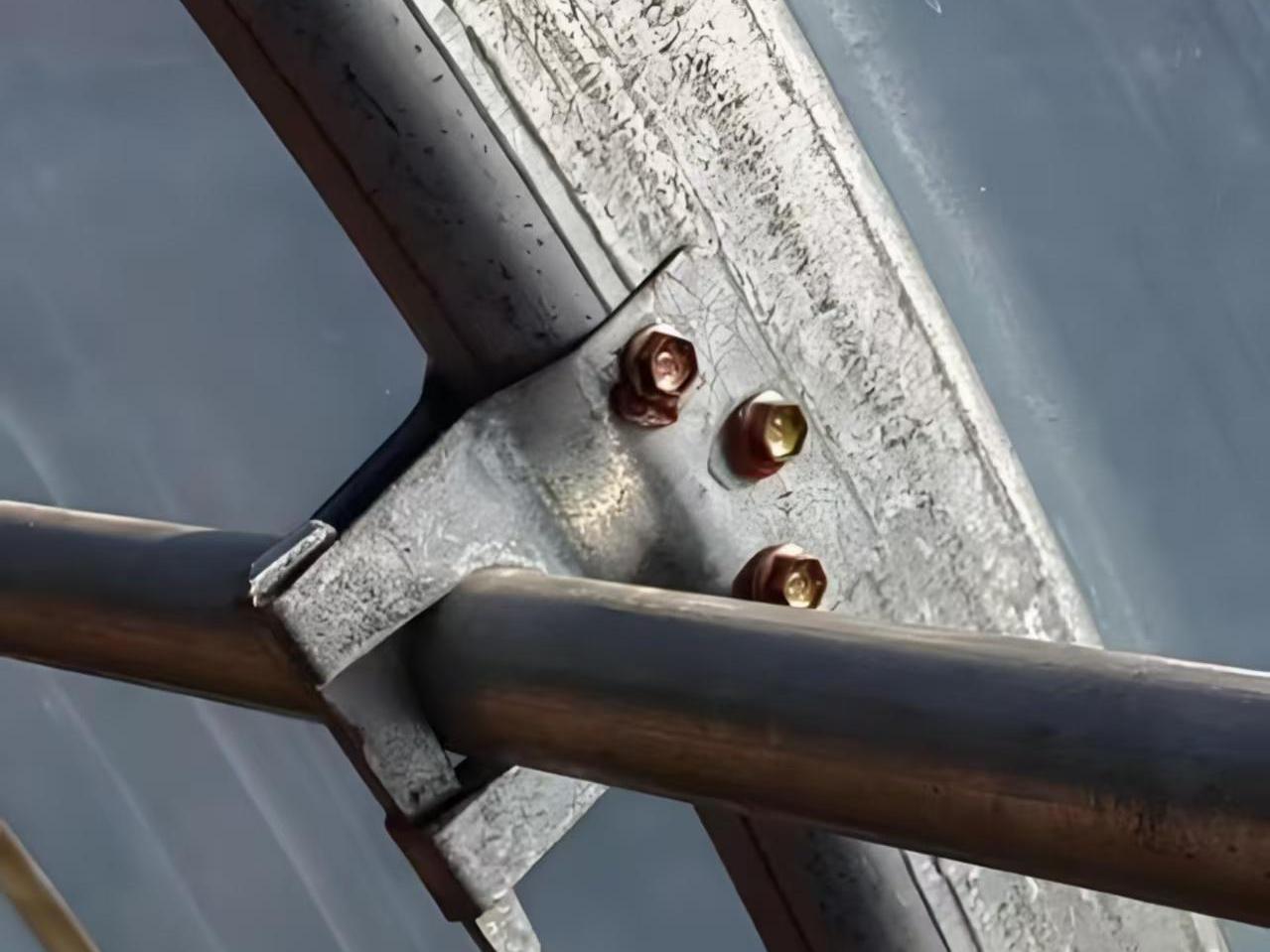 冷棚春秋棚骨架_拱架配件成套实拍