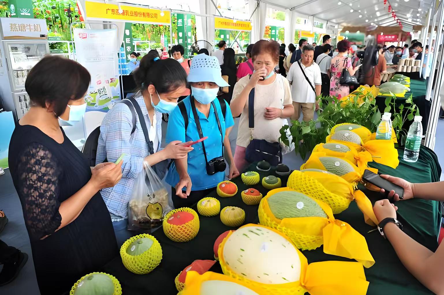 农产展销节庆活动现场实拍